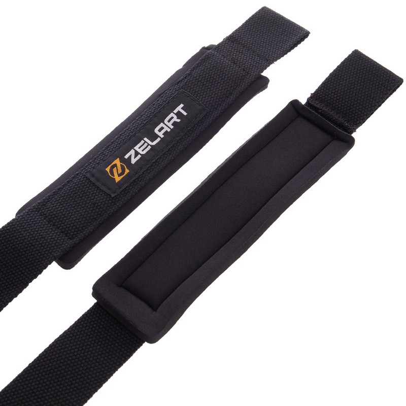 Лямки для тяги Zelart TA-2648 2шт чорний