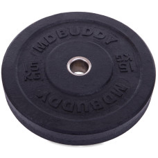 Бамперні диски гумові Bumper Plates MDbuddy TA-2676-15 51мм 15кг чорний