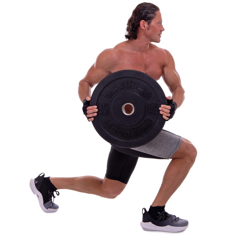 Бамперні диски гумові Bumper Plates MDbuddy TA-2676-15 51мм 15кг чорний