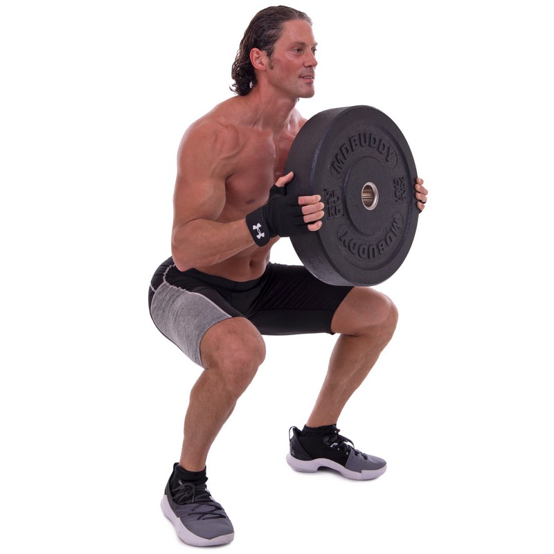 Бамперні диски гумові Bumper Plates MDbuddy TA-2676-25 51мм 25кг чорний