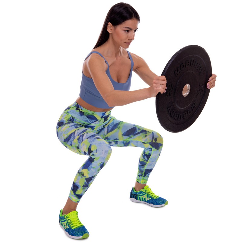 Бамперні диски гумові Bumper Plates MDbuddy TA-2676-2_5 51мм 2,5кг чорний