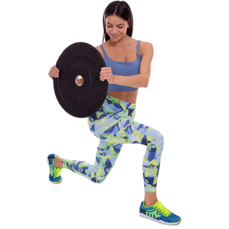 Бамперні диски гумові Bumper Plates MDbuddy TA-2676-2_5 51мм 2,5кг чорний