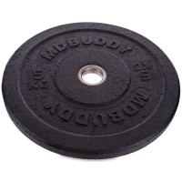 Бамперні диски гумові Bumper Plates MDbuddy TA-2676-5 51мм 5кг чорний