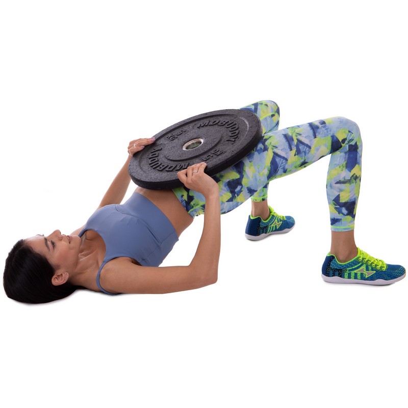 Бамперні диски гумові Bumper Plates MDbuddy TA-2676-5 51мм 5кг чорний