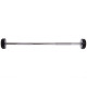 Штанга нерозбірна з фіксованою вагою пряма гумова Zelart Rubber Coated Barbell TA-2685-10 довжина-95см 10кг чорний