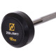 Штанга нерозбірна з фіксованою вагою пряма гумова Zelart Rubber Coated Barbell TA-2685-10 довжина-95см 10кг чорний