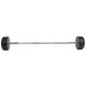Штанга нерозбірна з фіксованою вагою пряма гумова Zelart Rubber Coated Barbell TA-2685-30 довжина-95см 30кг чорний