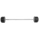 Штанга нерозбірна з фіксованою вагою пряма гумова Zelart Rubber Coated Barbell TA-2685-40 довжина-95см 40кг чорний