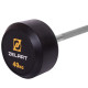 Штанга нерозбірна з фіксованою вагою пряма гумова Zelart Rubber Coated Barbell TA-2685-40 довжина-95см 40кг чорний