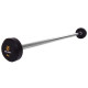 Штанга нерозбірна з фіксованою вагою пряма гумова Zelart Rubber Coated Barbell TA-2685-5 довжина-95см 5кг чорний