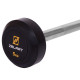 Штанга нерозбірна з фіксованою вагою пряма гумова Zelart Rubber Coated Barbell TA-2685-5 довжина-95см 5кг чорний
