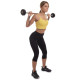 Штанга нерозбірна з фіксованою вагою пряма гумова Zelart Rubber Coated Barbell TA-2685-5 довжина-95см 5кг чорний