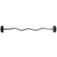 Штанга нерозбірна з фіксованою вагою вигнута гумова Zelart Rubber Coated Barbell TA-2687-10 довжина-95см 10кг чорний
