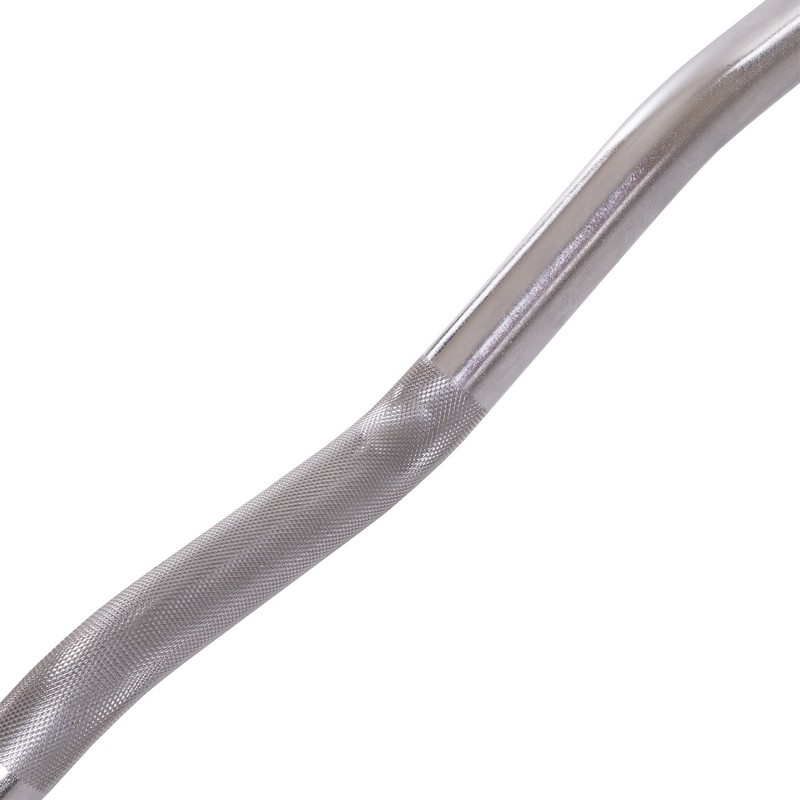 Штанга нерозбірна з фіксованою вагою вигнута гумова Zelart Rubber Coated Barbell TA-2687-25 довжина-95см 25кг чорний
