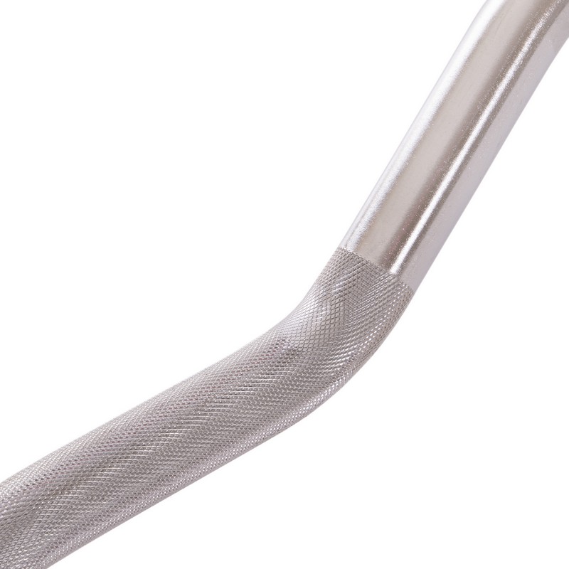 Штанга нерозбірна з фіксованою вагою вигнута гумова Zelart Rubber Coated Barbell TA-2687-30 довжина-95см 30кг чорний
