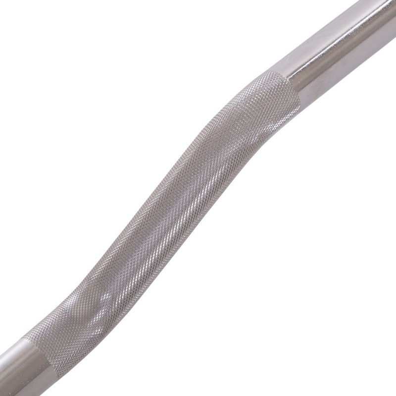 Штанга нерозбірна з фіксованою вагою вигнута гумова Zelart Rubber Coated Barbell TA-2687-35 довжина-95см 35кг чорний