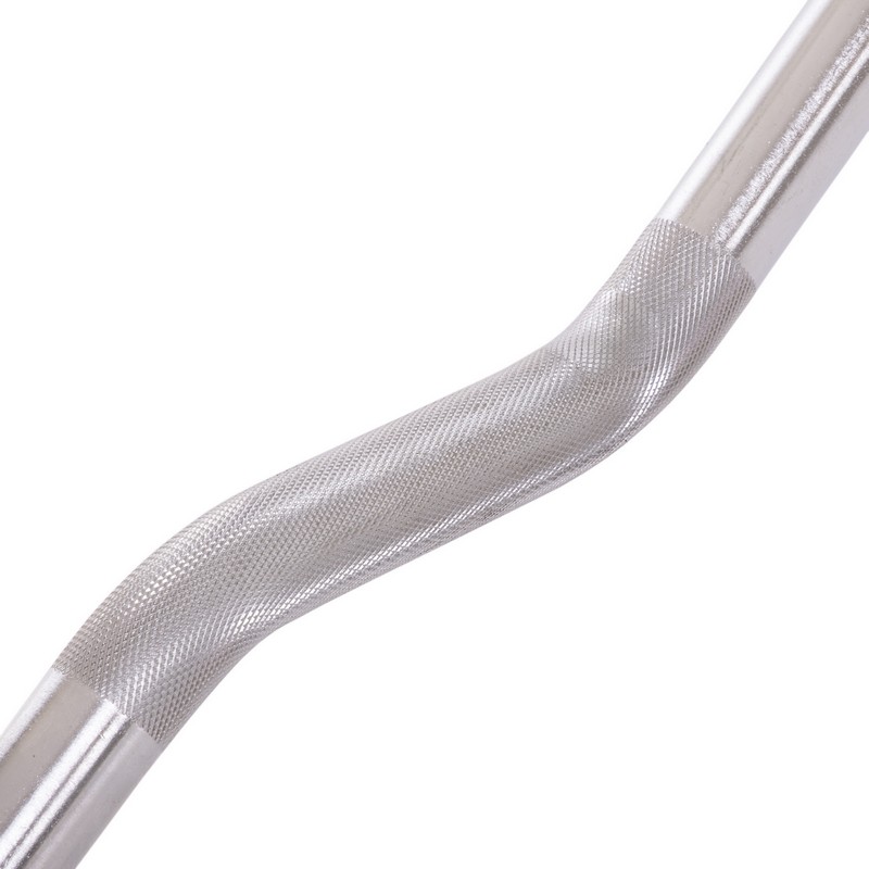 Штанга нерозбірна з фіксованою вагою вигнута гумова Zelart Rubber Coated Barbell TA-2687-40 довжина-95см 40кг чорний