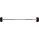 Штанга нерозбірна з фіксованою вагою пряма поліуретанова Zelart Urethane Barbell TA-2689-15 довжина-104см 15кг чорний-салатовий