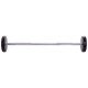 Штанга нерозбірна з фіксованою вагою пряма поліуретанова Zelart Urethane Barbell TA-2689-20 довжина-104см 20кг чорний-салатовий