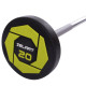 Штанга нерозбірна з фіксованою вагою пряма поліуретанова Zelart Urethane Barbell TA-2689-20 довжина-104см 20кг чорний-салатовий