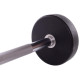 Штанга нерозбірна з фіксованою вагою пряма поліуретанова Zelart Urethane Barbell TA-2689-25 довжина-106см 25кг чорний-салатовий