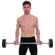 Штанга нерозбірна з фіксованою вагою пряма поліуретанова Zelart Urethane Barbell TA-2689-35 довжина-110см 35кг чорний-салатовий