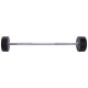 Штанга нерозбірна з фіксованою вагою пряма поліуретанова Zelart Urethane Barbell TA-2689-40 довжина-112см 40кг чорний-салатовий