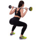Штанга нерозбірна з фіксованою вагою вигнута поліуретанова Zelart Urethane Barbell TA-2690-10 довжина-102см 10кг чорний-салатовий