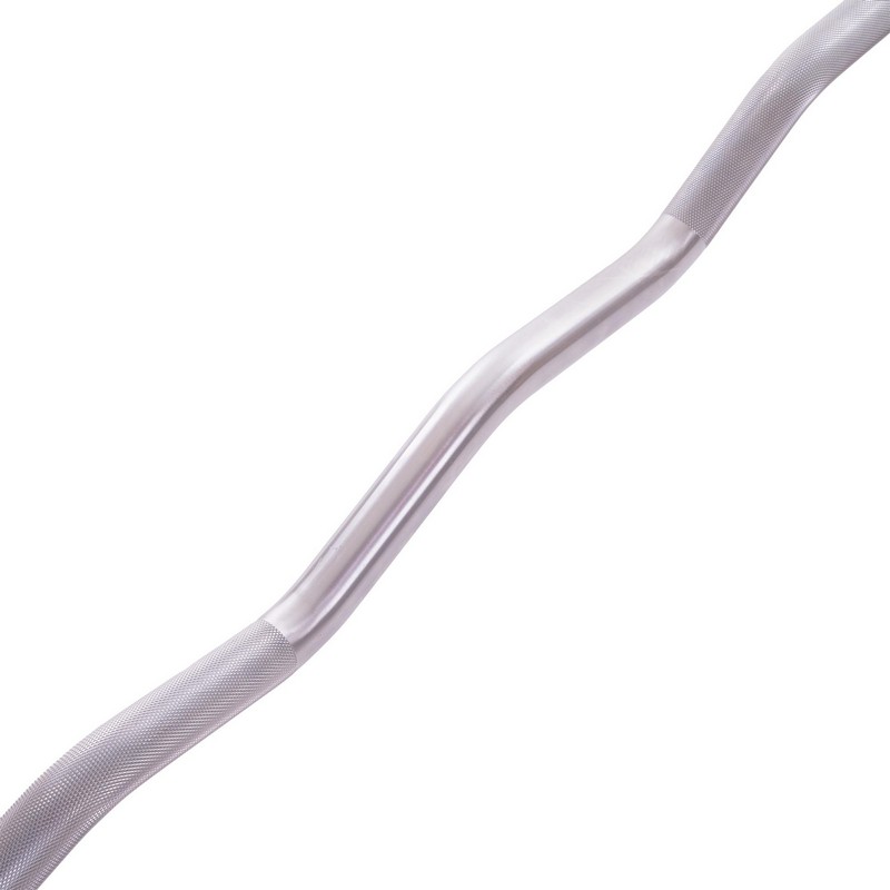 Штанга нерозбірна з фіксованою вагою вигнута поліуретанова Zelart Urethane Barbell TA-2690-15 довжина-104см 15кг чорний-салатовий