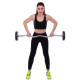 Штанга нерозбірна з фіксованою вагою вигнута поліуретанова Zelart Urethane Barbell TA-2690-20 довжина-104см 20кг чорний-салатовий