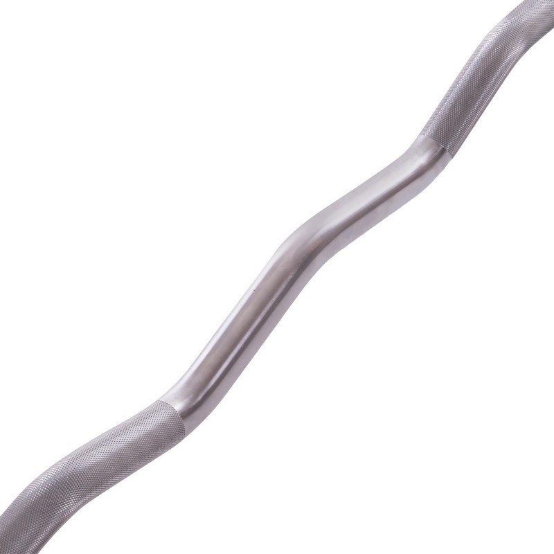 Штанга нерозбірна з фіксованою вагою вигнута поліуретанова Zelart Urethane Barbell TA-2690-25 довжина-106см 25кг чорний-салатовий