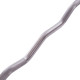 Штанга нерозбірна з фіксованою вагою вигнута поліуретанова Zelart Urethane Barbell TA-2690-25 довжина-106см 25кг чорний-салатовий