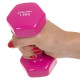 Гантель для фітнесу вінілова Zelart TA-2777-1_5 1шт 1,5кг кольори в асортименті