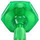 Гантель для фітнесу з TPU покриттям Zelart Jelly Urethane Coated Dumbbells TA-2946-10LB 1шт 4,5кг салатовий