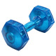 Гантель для фітнесу з TPU покриттям Zelart Jelly Urethane Coated Dumbbells TA-2946-12_5LB 1шт 5,7кг синій