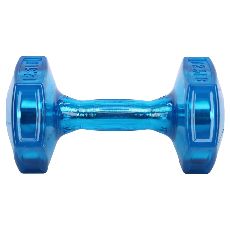 Гантель для фітнесу з TPU покриттям Zelart Jelly Urethane Coated Dumbbells TA-2946-12_5LB 1шт 5,7кг синій