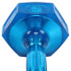 Гантель для фітнесу з TPU покриттям Zelart Jelly Urethane Coated Dumbbells TA-2946-12_5LB 1шт 5,7кг синій