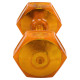Гантель для фітнесу з TPU покриттям Zelart Jelly Urethane Coated Dumbbells TA-2946-15LB 1шт 6,8кг помаранчевий