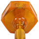 Гантель для фітнесу з TPU покриттям Zelart Jelly Urethane Coated Dumbbells TA-2946-15LB 1шт 6,8кг помаранчевий