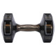 Гантель для фітнесу з TPU покриттям Zelart Jelly Urethane Coated Dumbbells TA-2946-20LB 1шт 9кг чорний