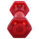 Гантель для фітнесу з TPU покриттям Zelart Jelly Urethane Coated Dumbbells TA-2946-2_5LB 1шт 1,13кг червоний