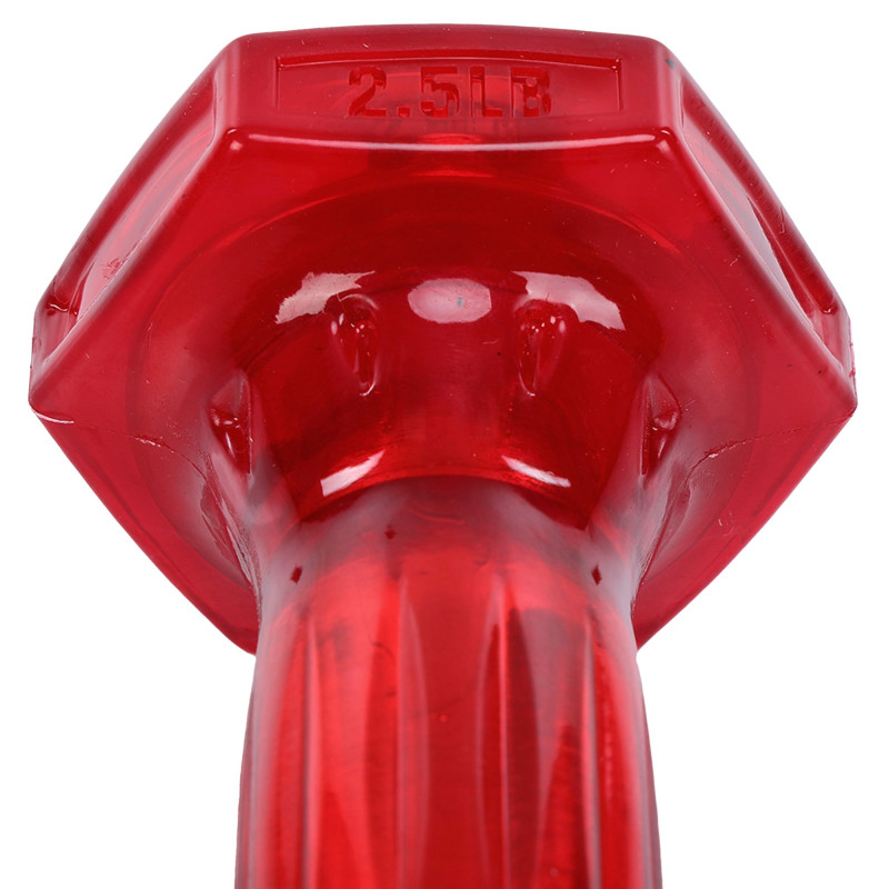 Гантель для фітнесу з TPU покриттям Zelart Jelly Urethane Coated Dumbbells TA-2946-2_5LB 1шт 1,13кг червоний