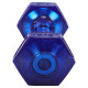 Гантель для фітнесу з TPU покриттям Zelart Jelly Urethane Coated Dumbbells TA-2946-5LB 1шт 2,3кг фіолетовий
