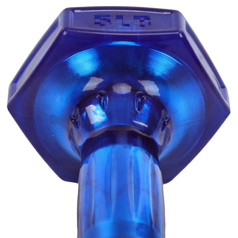 Гантель для фітнесу з TPU покриттям Zelart Jelly Urethane Coated Dumbbells TA-2946-5LB 1шт 2,3кг фіолетовий