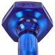 Гантель для фітнесу з TPU покриттям Zelart Jelly Urethane Coated Dumbbells TA-2946-5LB 1шт 2,3кг фіолетовий