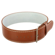 Пояс для пауерліфтингу шкіряний MDbuddy TA-3088 Weightlifting Belt ширина 10см розмір-S-L коричневий