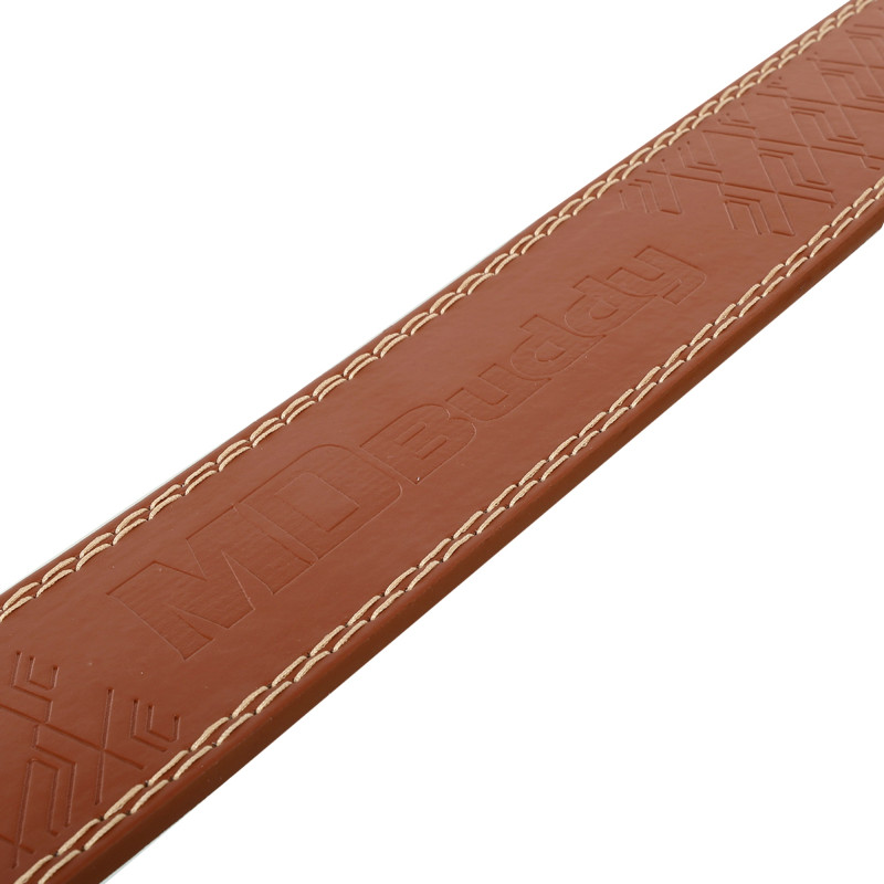 Пояс для пауерліфтингу шкіряний MDbuddy TA-3088 Weightlifting Belt ширина 10см розмір-S-L коричневий