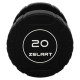Гантель цільна професійна CPU покриття Zelart TA-3111-20 1шт 20кг чорний