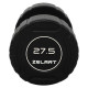 Гантель цільна професійна CPU покриття Zelart TA-3111-27_5 1шт 27,5кг чорний