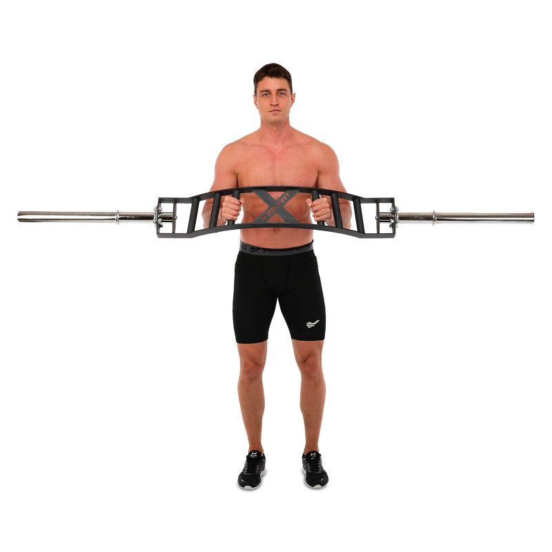 Гриф швейцарський мультихват Multi Grip Swiss Bar MDbuddy TA-3344 довжина 2,12 м ø50мм чорний